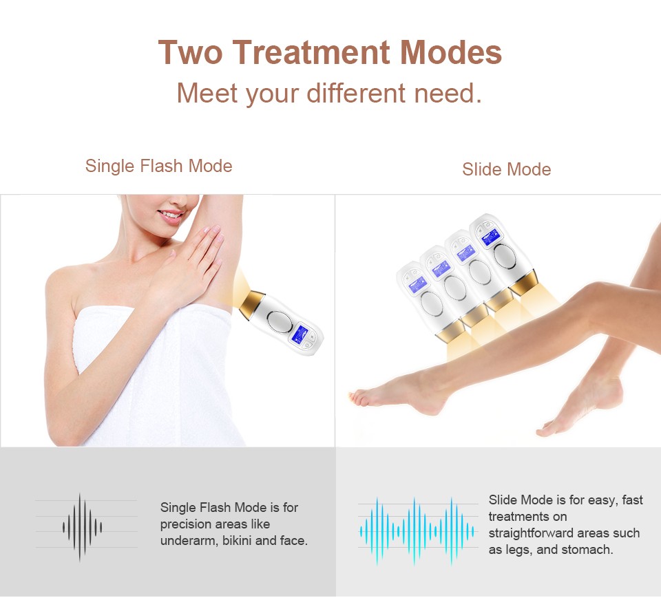 CE ROHS IPL Hair Removal Device , Household Ipl Hair Removal At Home