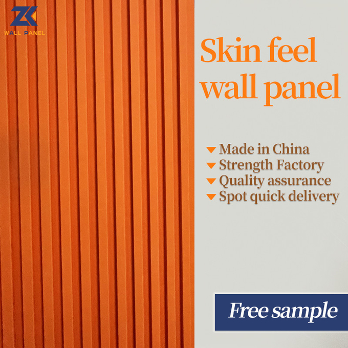 Width 1.22m PVC Skin Feel Decorative Interior Design Wall Insulation Panels