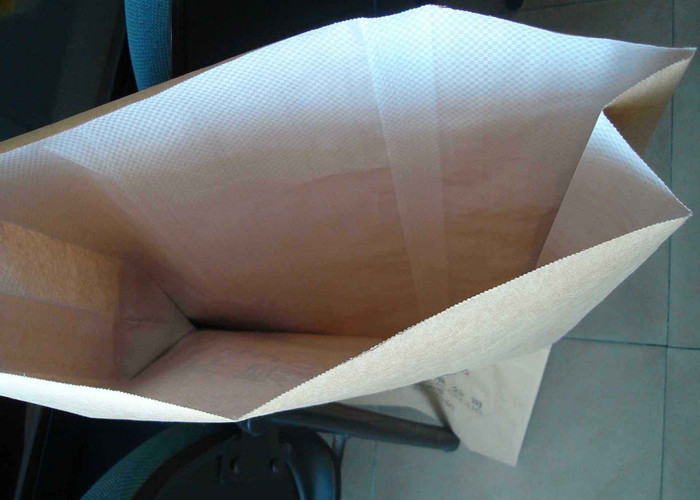 Moisture Proof Multiwall Paper Bags with Offset Printing / Heat Cut