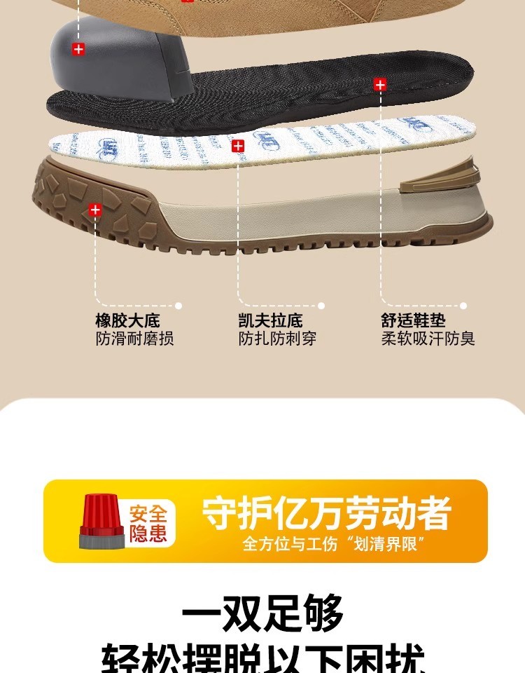Kevlar Work Boots in Black for Superior Safety in Workplace