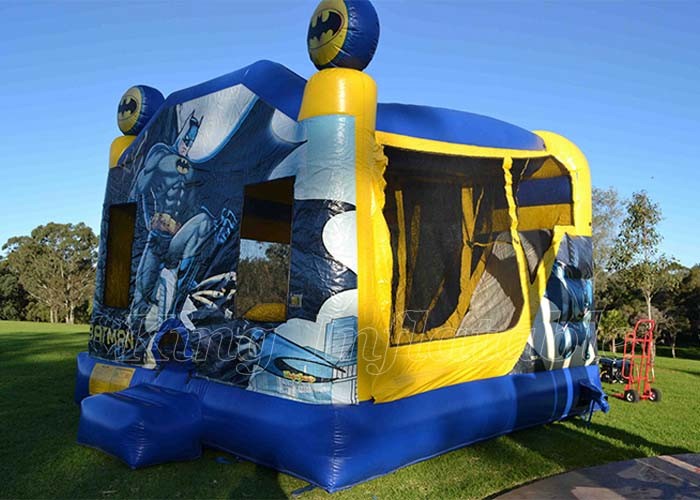 Superheroes Batman Childrens Bouncy Castle Combo Inflatable Bouncer Bounce House