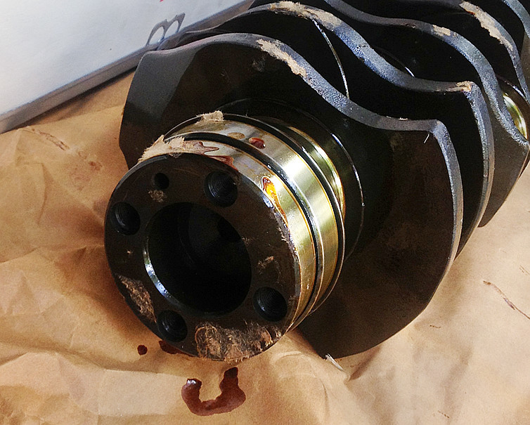 High Quality Diesel Engine 8-98029270-5 4HK1 Forged steel Crankshaft For Isuzu Excavator Spare Parts