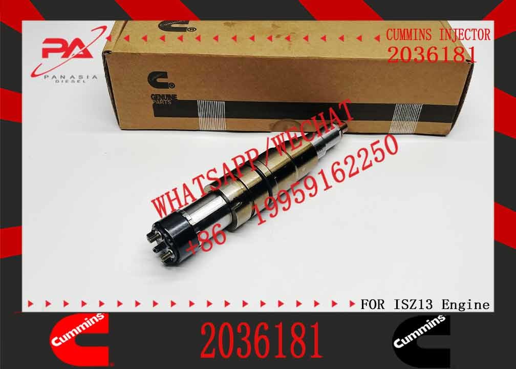 Common rail injector fuel injecto 2894920PX 2058444 2482244 2031386 for ISZ13 Excavator DC09 DC16 DC13