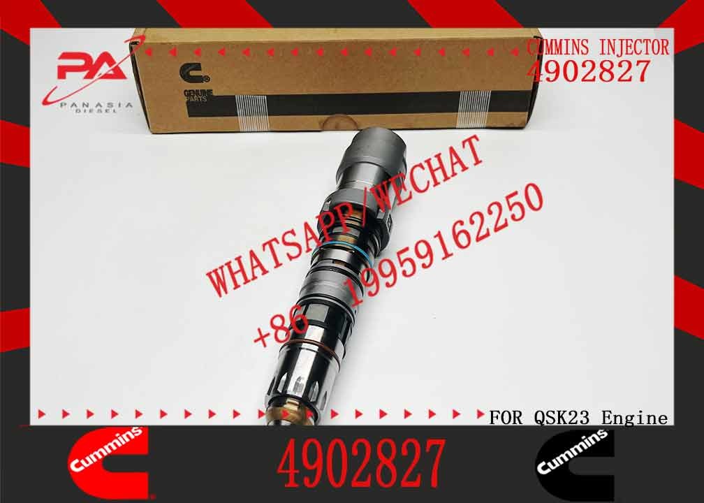 Genuine Fuel Injector QSK23 QSK60 Diesel Engine Spare Parts 4902827 4902828 4326780 3766446