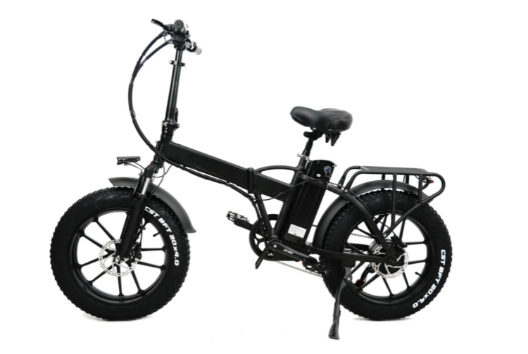 20 Inch Fat Tire Foldable Electric Bike 750W 48V 7 Speed 17AH Battery Capacity