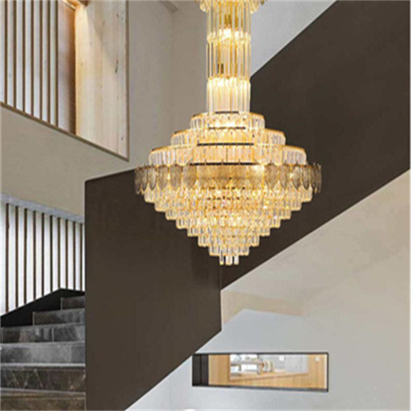 Modern Design Elegant Noble Classic Luxurious Golden Interiorcrystal Chandelier 85V-265V