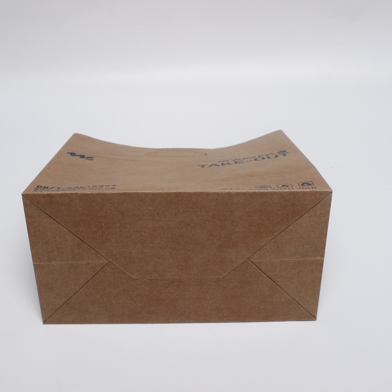 Spot Nordic Wind Creative Washable Kraft Paper Bag Washable Tear Kitchen Refrigerator Storage Bag