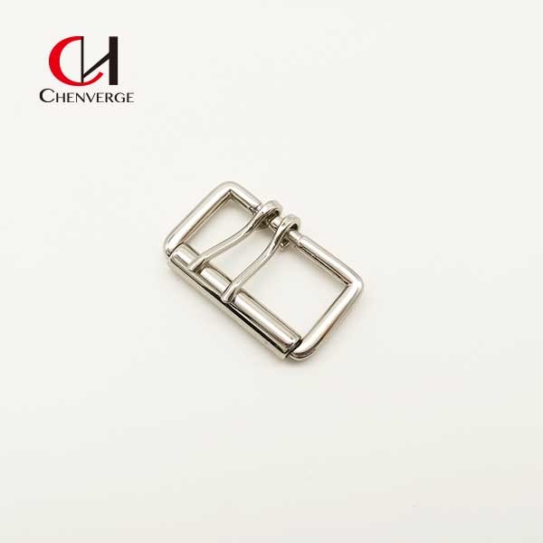 Antiwear Rustproof 2 Prong Belt Buckle , Zinc Alloy Double Pin Belt Buckle
