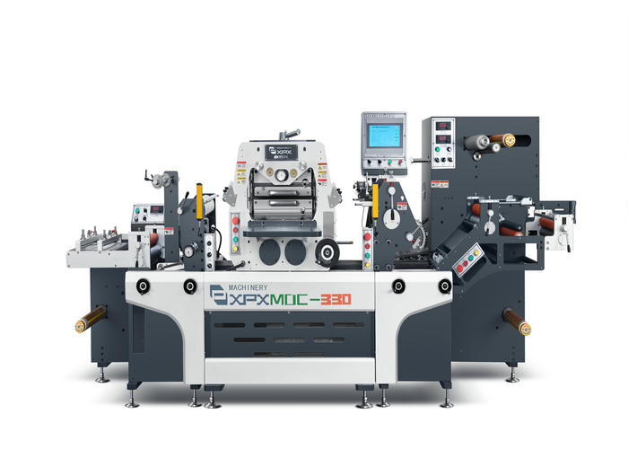 MDC-360 Single station flatbed label die cutting machine high value with rotary slitting machine for industrial use