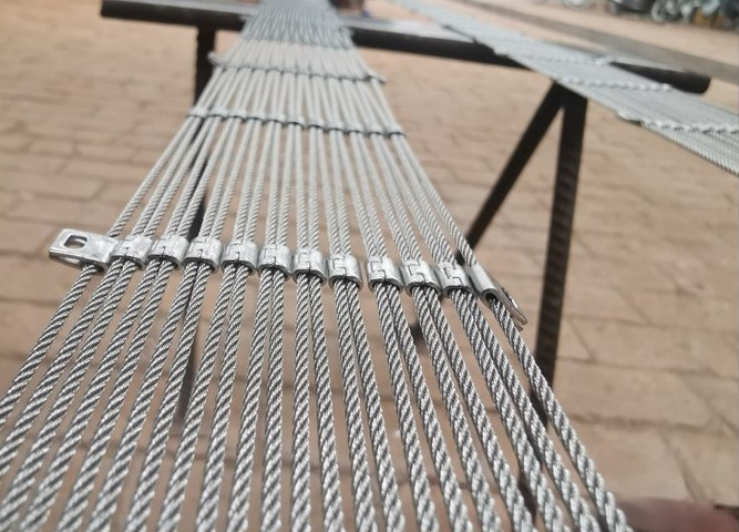 Easy Install Flexible 2mm Stainless Steel Rope Net For Zoo Animals