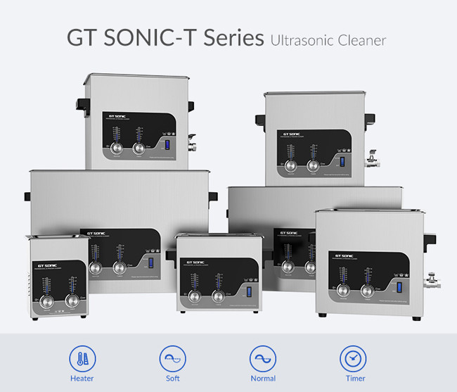 2L Tank Digital Ultrasonic Cleaner Time Adjustable 40kHz For Dental Eye Glasses