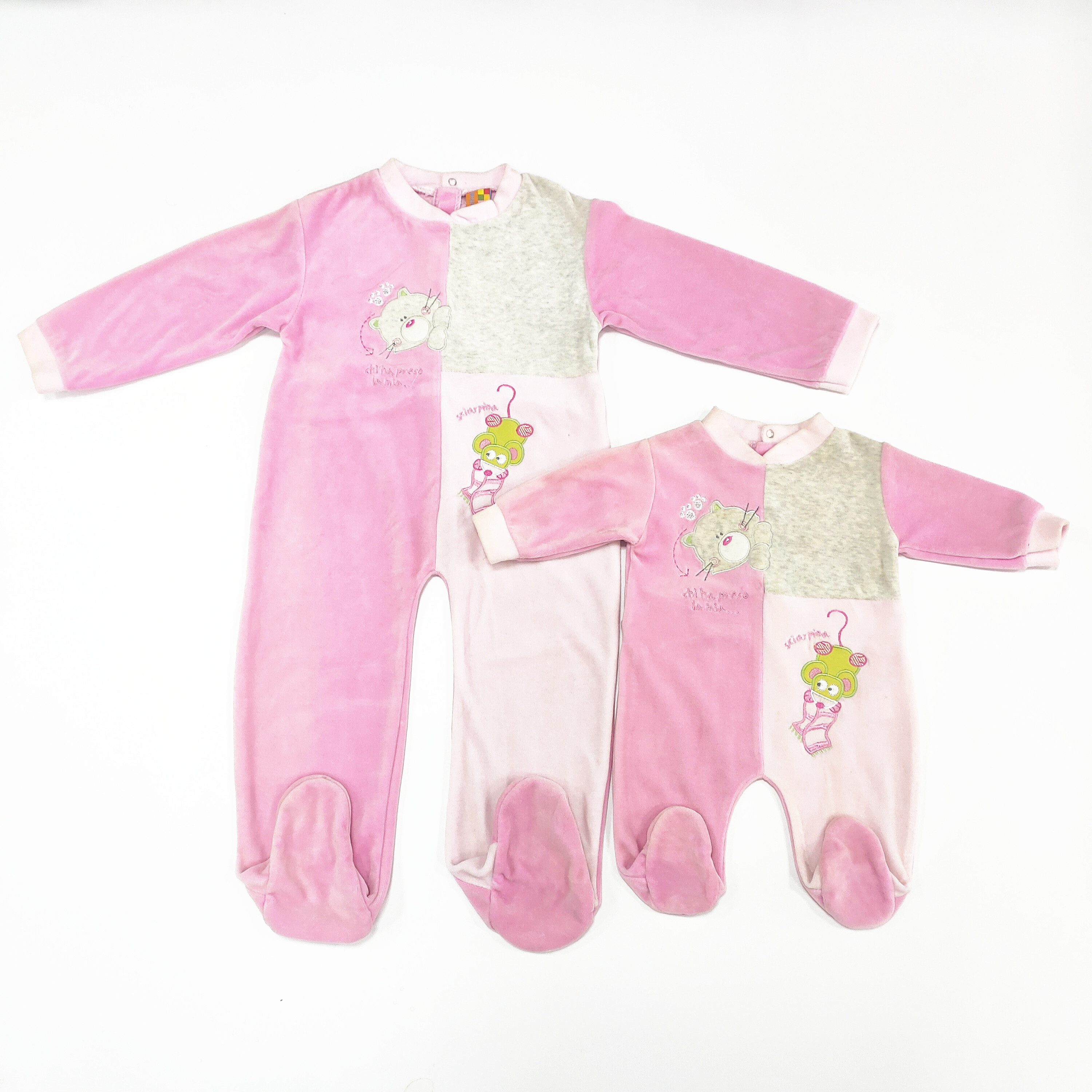 Newborn Bodysuit Rompers with Zipper Close and Printing Pattern in Customized Color