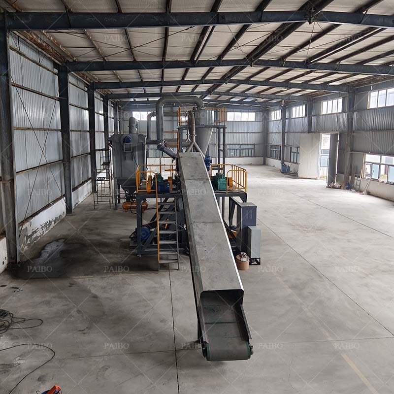 AC Air Conditioner Radiator Aluminum Copper Separator Shredder Recycling Machine in Japan and South Korea