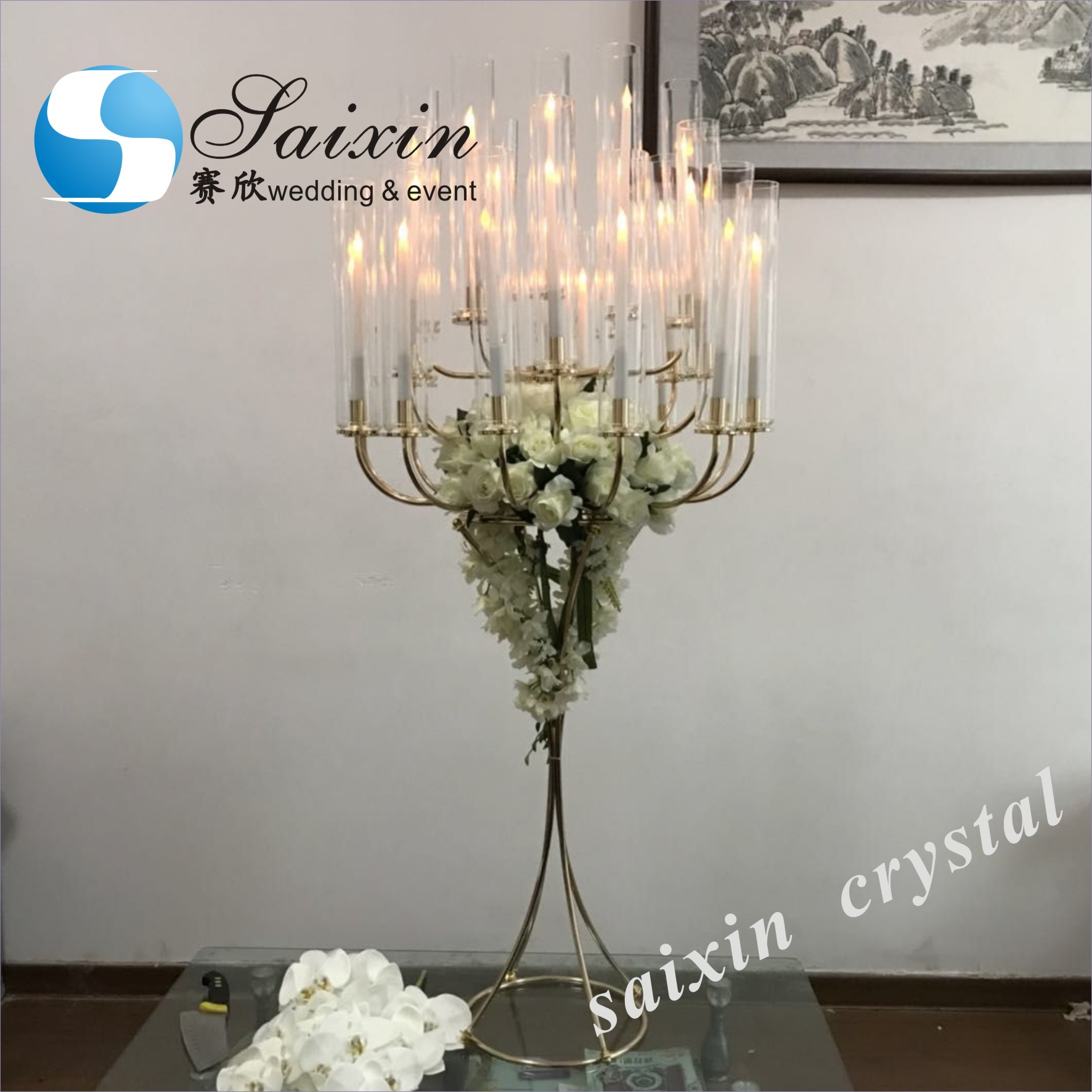 Artificial Flower Arrangements For Wedding Tables Decoration