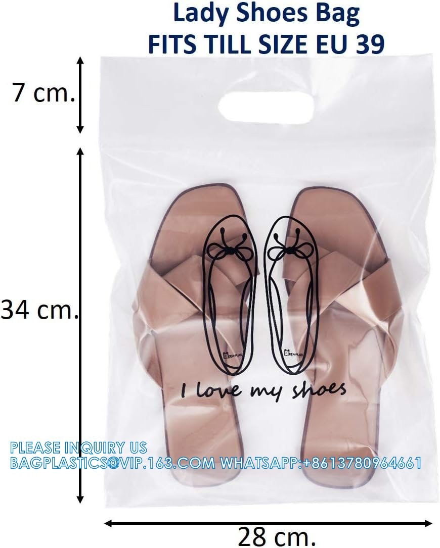 Zipper Storage Bags Plastic Zipper Bags Transparent Zip Plastic Bags Expandable Bottom Bag With Carry Handle