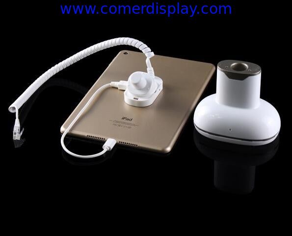 COMER interactive environment tablet security desktop stand with charging & alarm