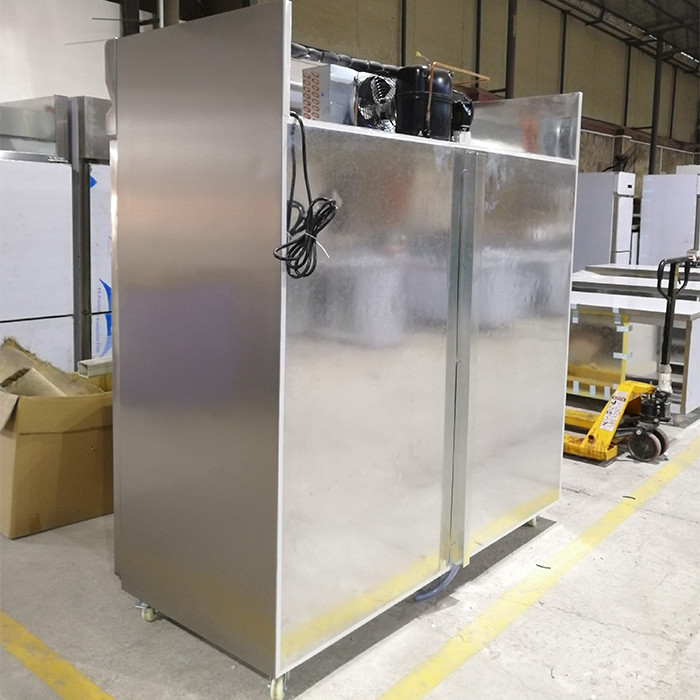 800W SS201 3 Door Upright Fridge for restaurant