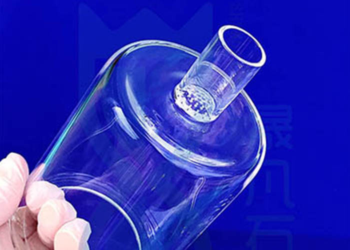 1100C Fused Silicon Science Lab Glassware 2.2g/Cm3 Transparent Glass Tube