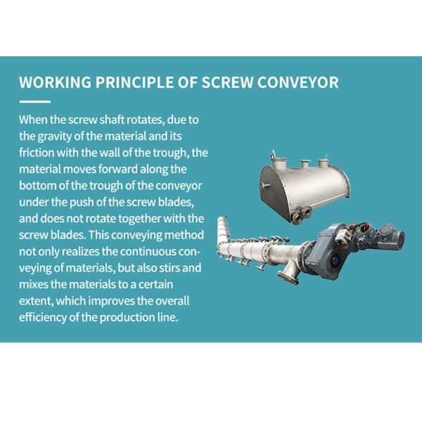 Custom hot High Ice Cooling Screw Auger Conveyor Professional for High Temperature Jacket Thermal Screw Conveyor