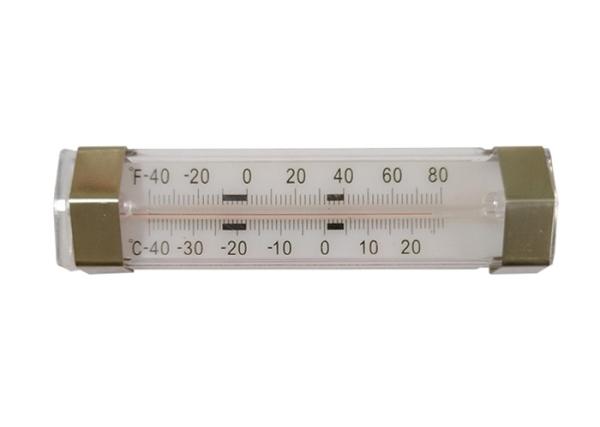 Organic Liquid Filled Refrigerator Freezer Thermometer Mercury Free Plastic