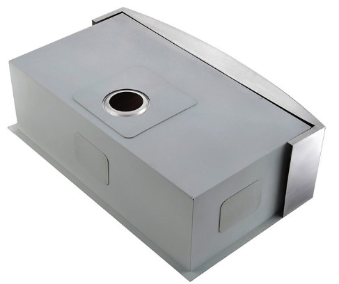 Modern Commercial Undermount Stainless Steel Kitchen Sink US Standard Size