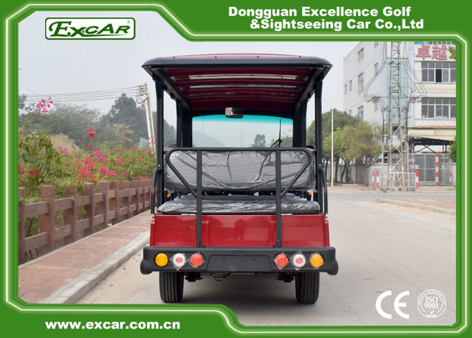 11 Seats Electric Sightseeing Bus 4 Wheel Electric Shuttle Car