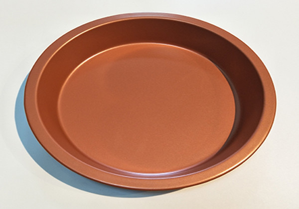 Steel 5 Piece Copper Bakeware Set with Nonstick Ti-Cerama Coating Super Strong 0.8MM Gauge Includes Cookie Sheet Muffin