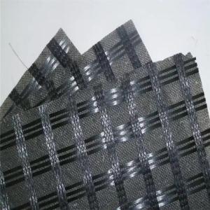 Buy cheap Asphalt Coated Fiberglass Composite Geogrid Geotex Geomat Geogrid Composite product