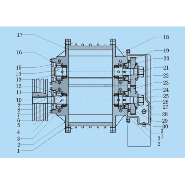 Roots Rotary lobe blower for Biogas , waste and flammable gas