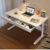 Buy cheap Commercial Furniture White Wood Modern Office Desk with Adjustable Height and from wholesalers