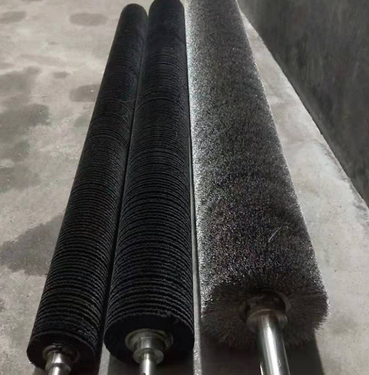 50mm Diameter Wire Drawing Machine Derusting Wire Brush Roller
