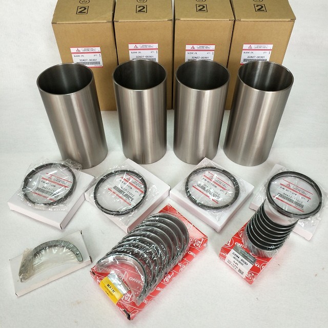 32A17-10100 Excavator Spare Parts S4S Piston With Pin Chamber 53mm