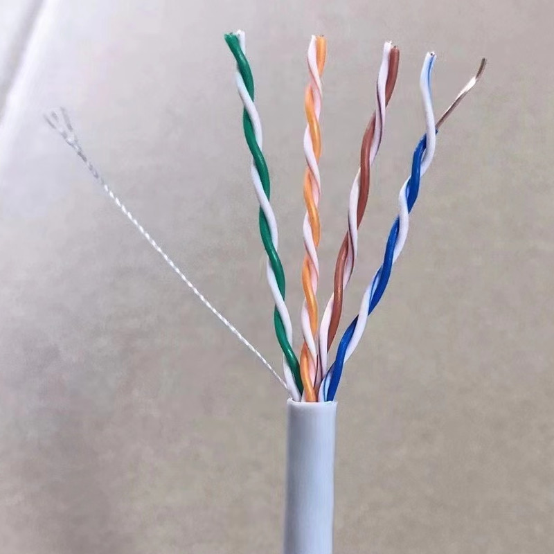 Factory Direct Sale 305-Meter CAT5E Ethernet Cable with Bare Copper Conductors