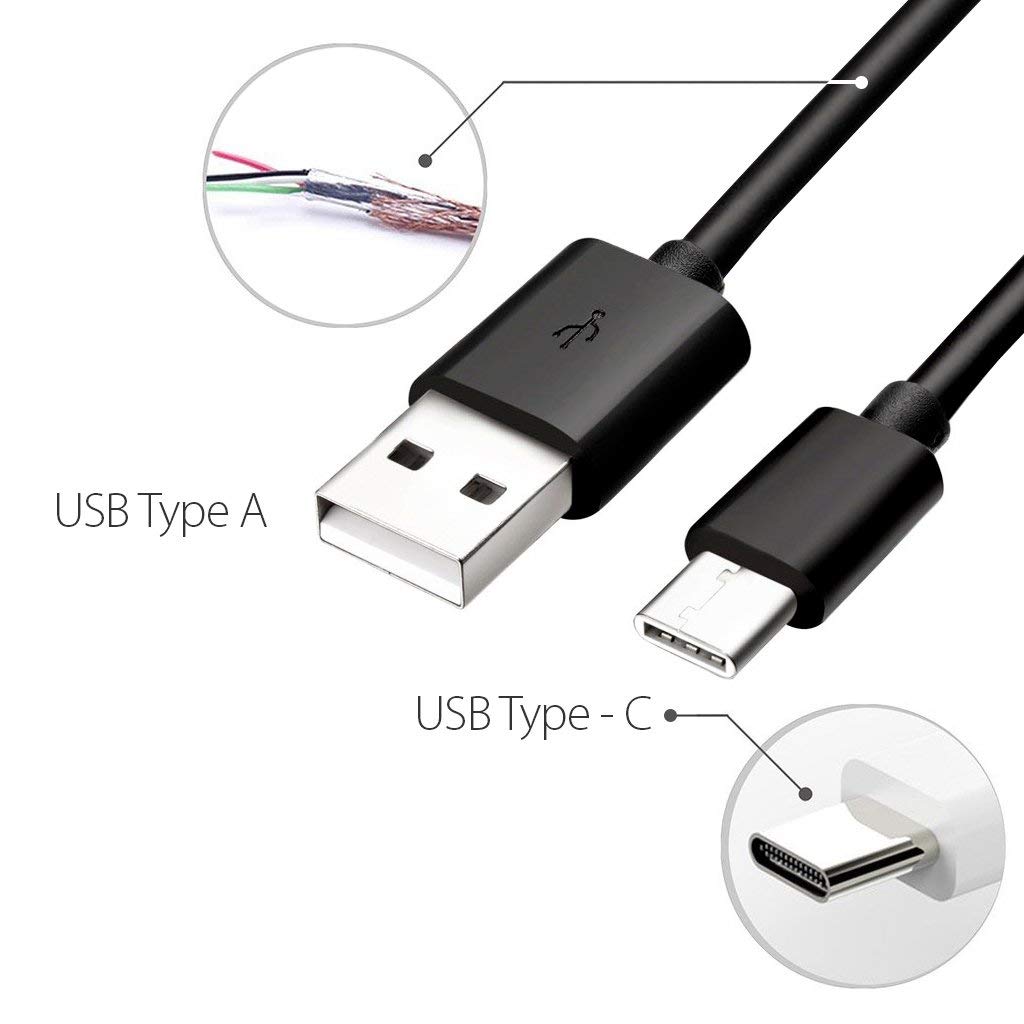 1Meter Fast Charging USB Data Cable 3.1 3.0 Usb A Male To Type-C 2.0
