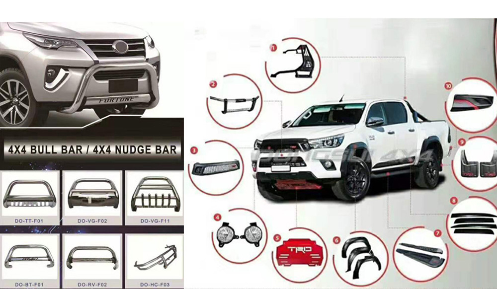 4x4 ABS Plastic Pickup Front Grill DO-GR-F150A With LEDs For Ford F150