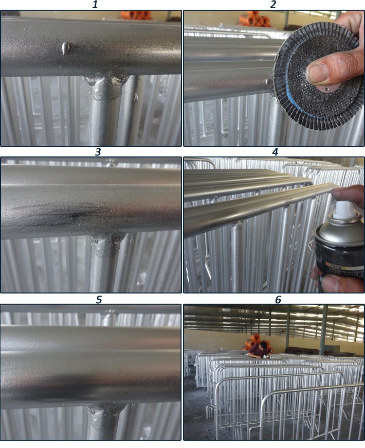 galvanized concert cheap crowd control barrier for sale