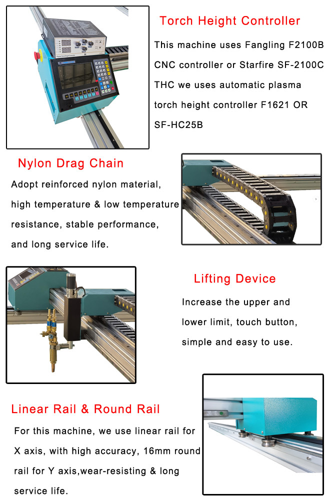 Flame Mini 1530 Cnc Plasma Plate Cutting Machine Metal LGK 63 IGBT Inverter Air Small Portable