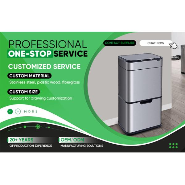 Household Dry and Wet Separation Double-Layer Commercial Large Capacity Classification Intelligent Induction Stainless Steel