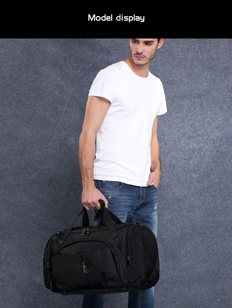 Water Resistant Male Sports Weekend Bag Carry On Duffle Bag OEM/ODM