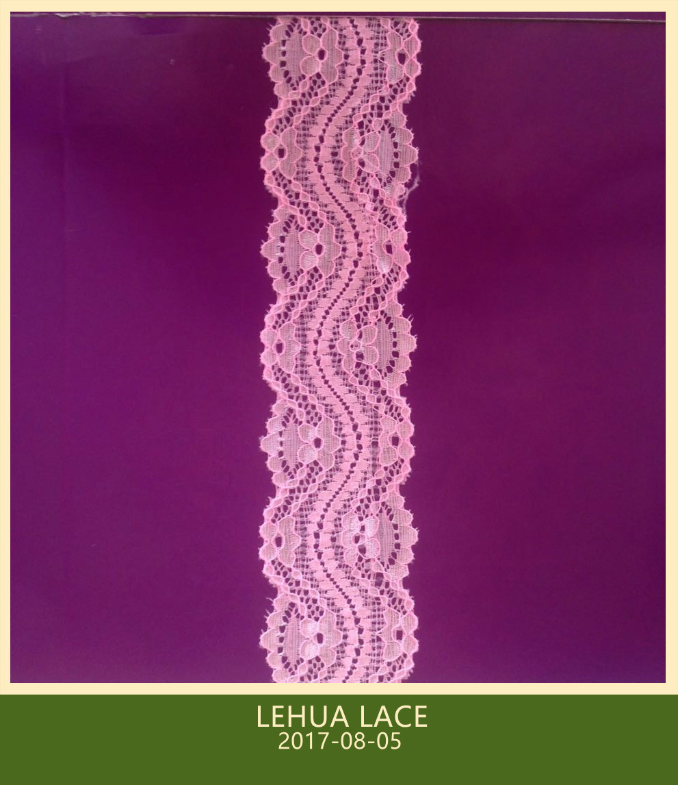 Hot Selling and nice quality Nylon Spandex Stretchy Brazil Lace from China