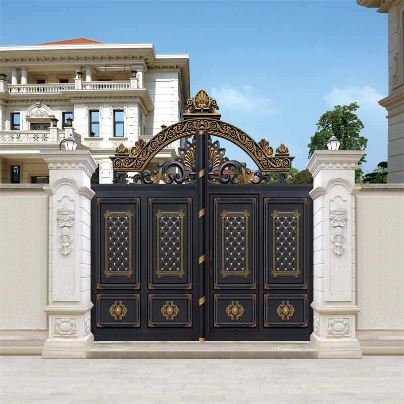 Heavy Duty Driveway 6063 T5 Aluminium Fence Gate Custom