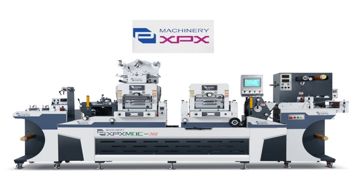 Max Cutting Width 360mm Label Cutting Machine with ±0.1mm Die Cutting Accuracy