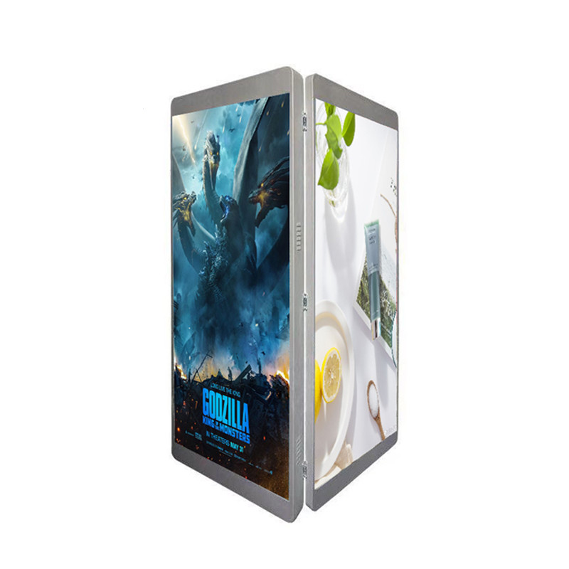 Urhealth double sided intelligent lamp post P3 P4 P5 led screen for advertising