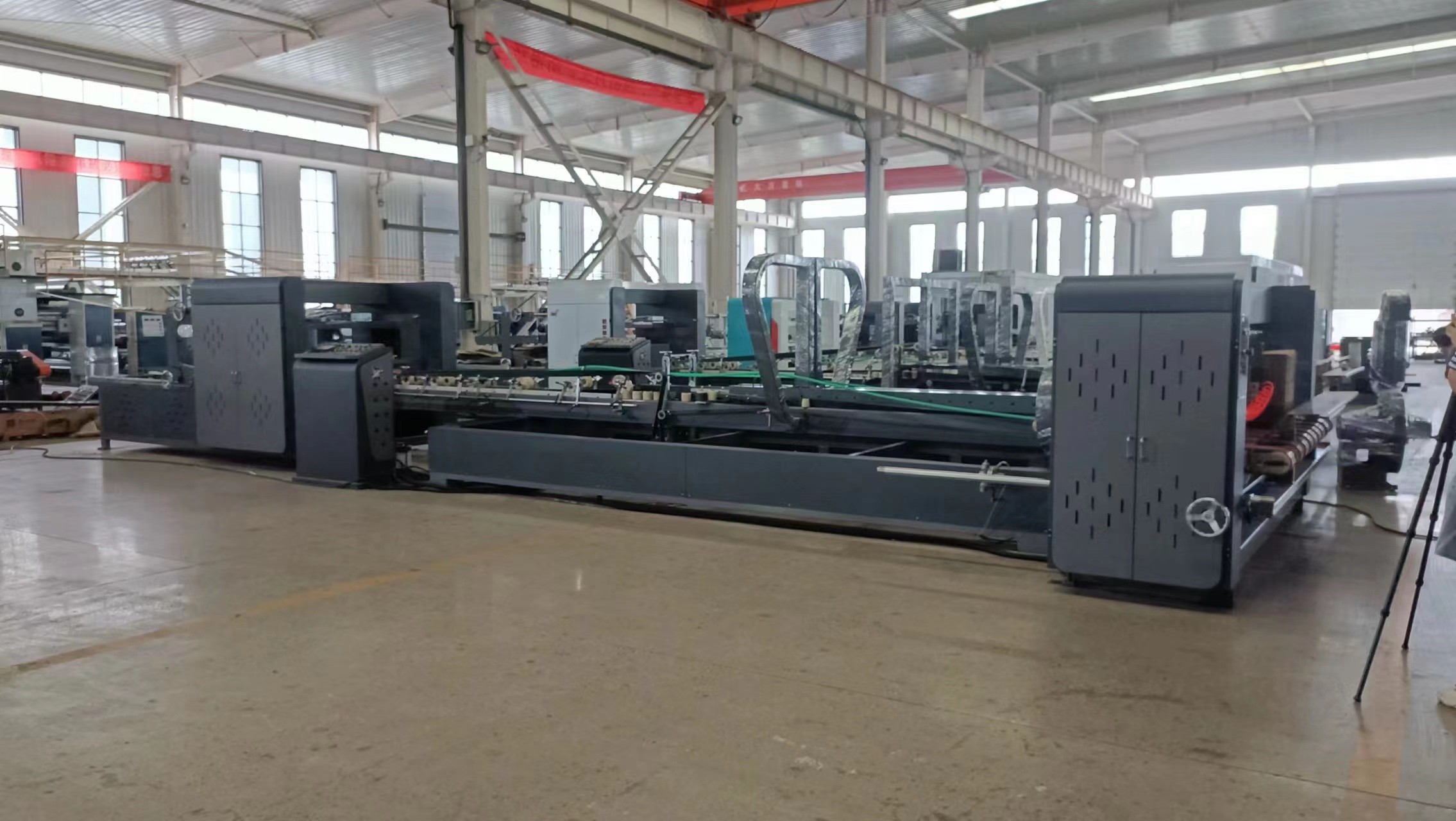 Corrugated board Carton Box Folder Gluer Machine
