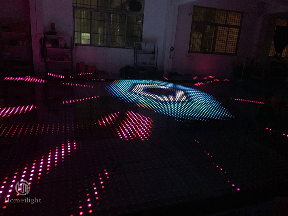 6000K Color Temperature LED Video Dance Floor for Church and Event Lighting