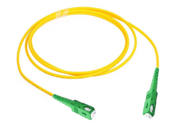 Customized Length Simplex Fiber Optic Patch Cord Single Mode Sc Fiber Jumper 5m