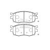 Buy cheap Hyundai Accent,Ceramic Brake Pad,D1156,58101-1GA00,F from wholesalers