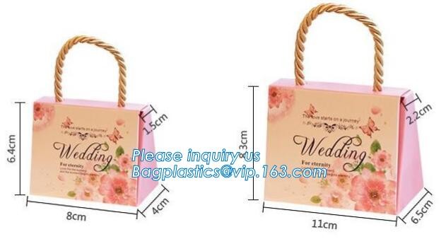 OEM Logo Printed Paper Packaging Bag Custom Good Quality Flower Carrier Bag,Art Paper Flower Carrier Bag Shopping Bags W