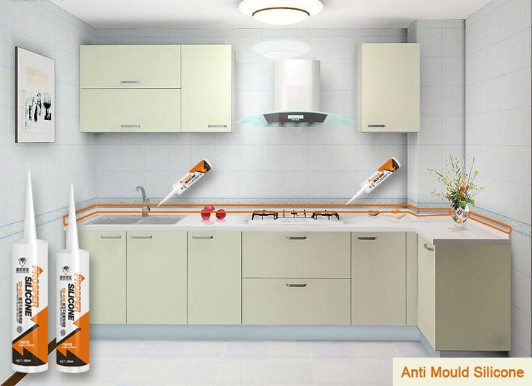 Waterproof Mould Resistant Silicone Sealant Damp Place Use