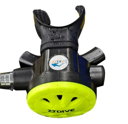 Plastic Yellow 2nd Stage Regulator Scuba , Durable Balanced Second Stage Regulator